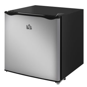 1.1 Cu.Ft Countertop Mini Freezer, Compact Upright Freezer with Removable Shelves, Silver (Option: Silver-510x465x530 mm)